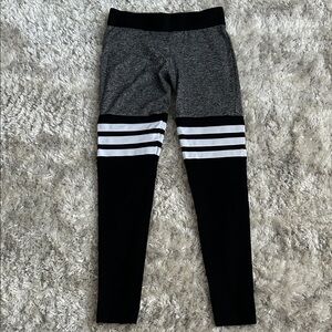 Bombshell Sportswear Black and Gray Leggings